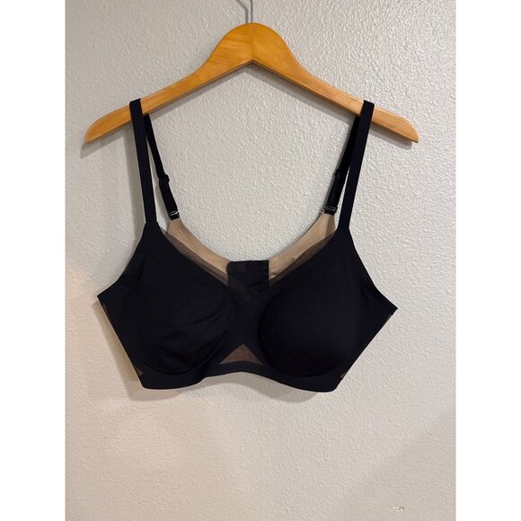 Honeylove Other - Honeylove Black Wireless Crossover Bra With Adjustable Straps XL